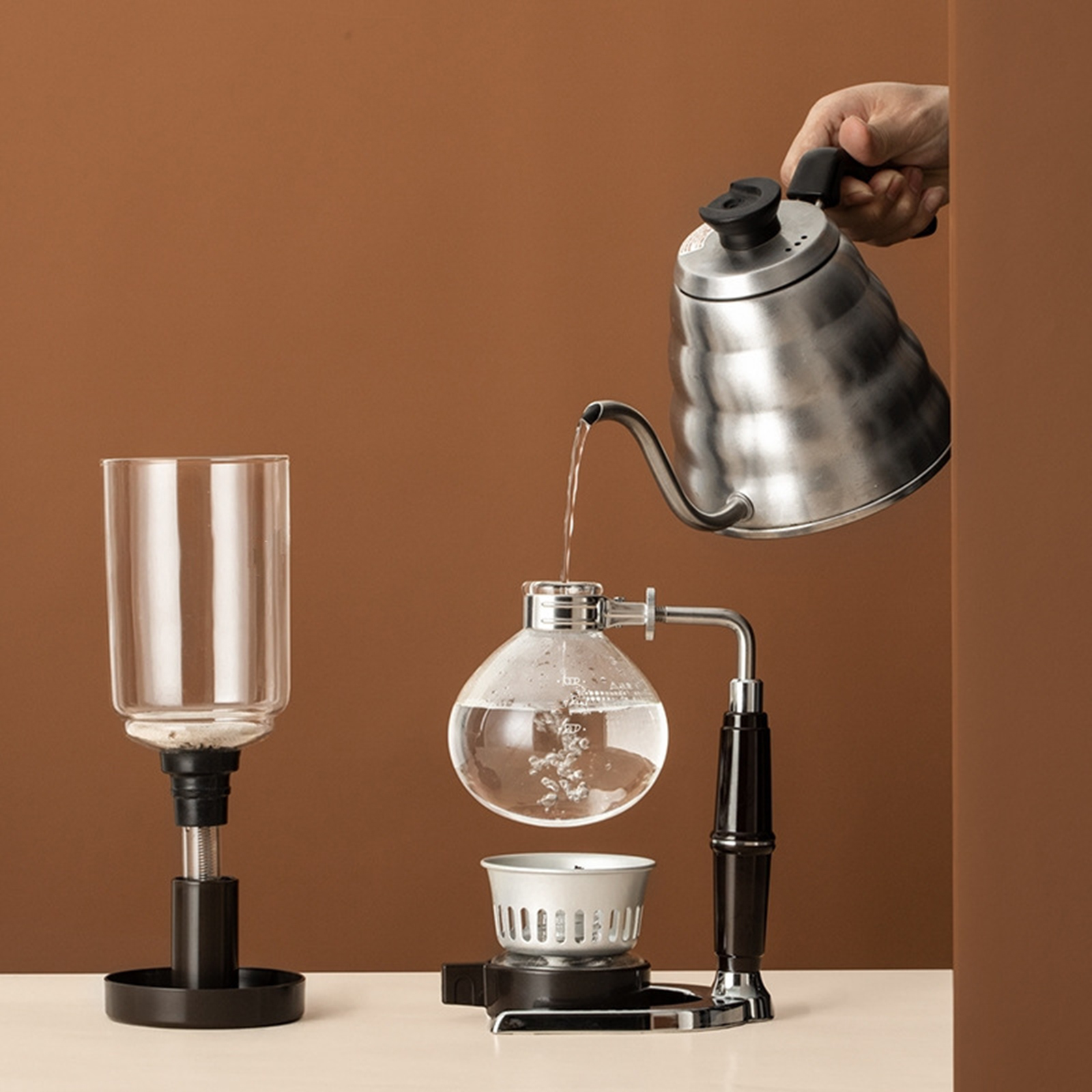 Siphon Coffee Maker 3/5 Cups V - مراجعة Home Cooking Appliances وسعره