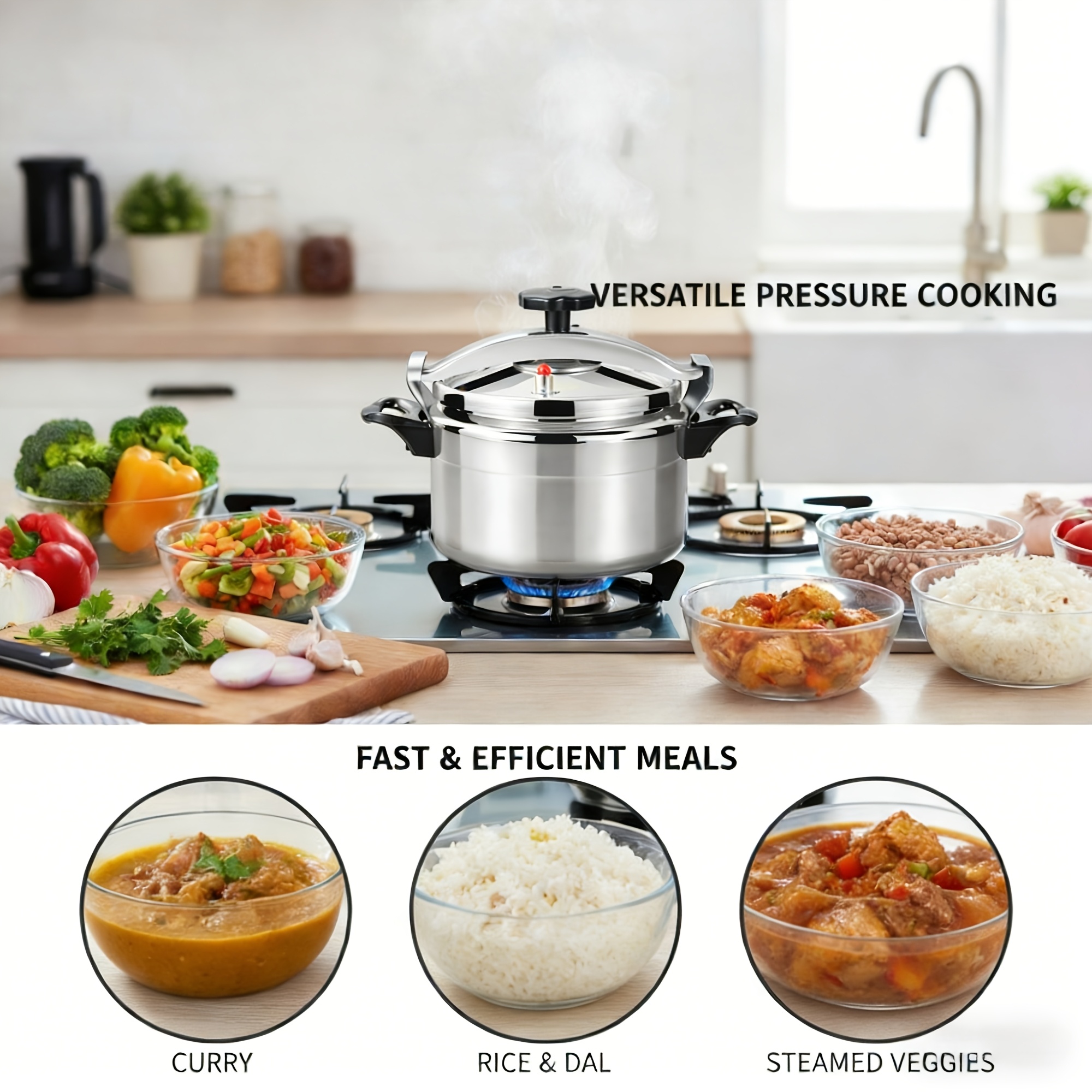 5.9-Quart Aluminum Pressure Co - مراجعة Home Cooking Meal وسعره