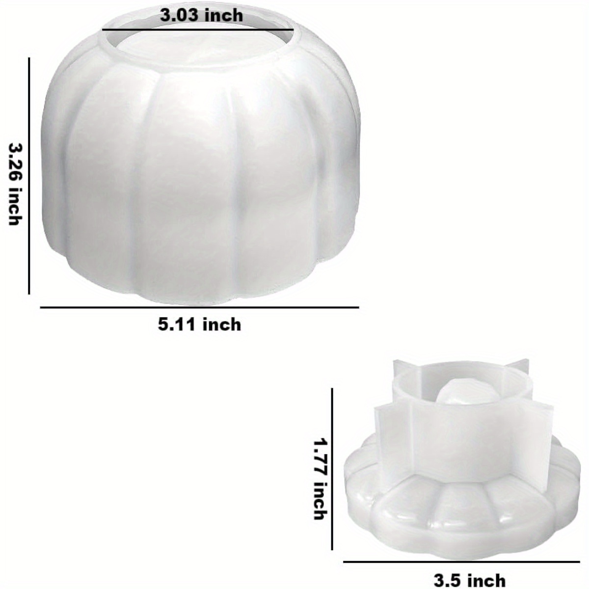 5'' Large Pumpkin Jar Mold, Ha - مراجعة Idli Steamer Mold وسعره
