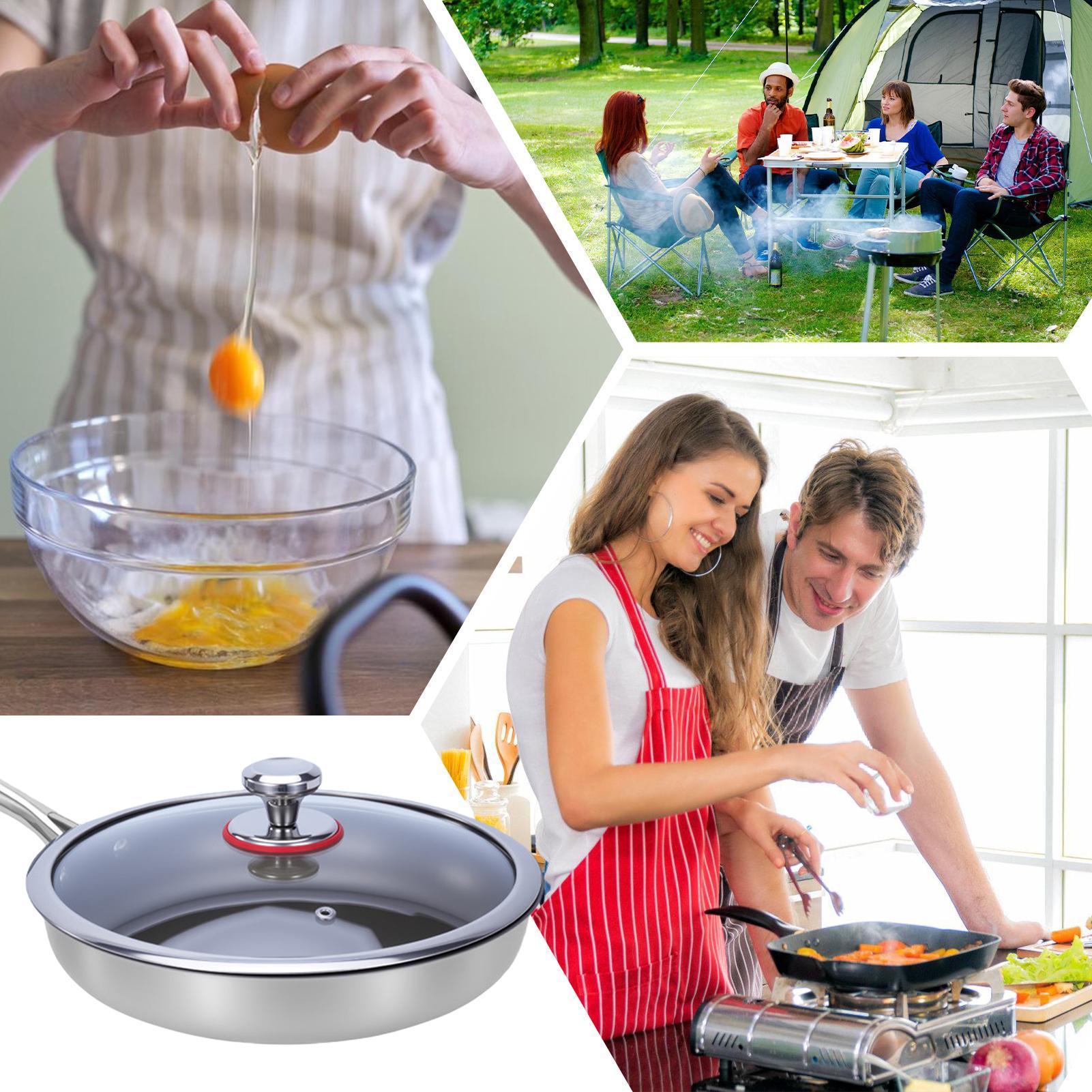 Titanium Cooking Pan Non-Stick - مراجعة Home Cooking Meal وسعره