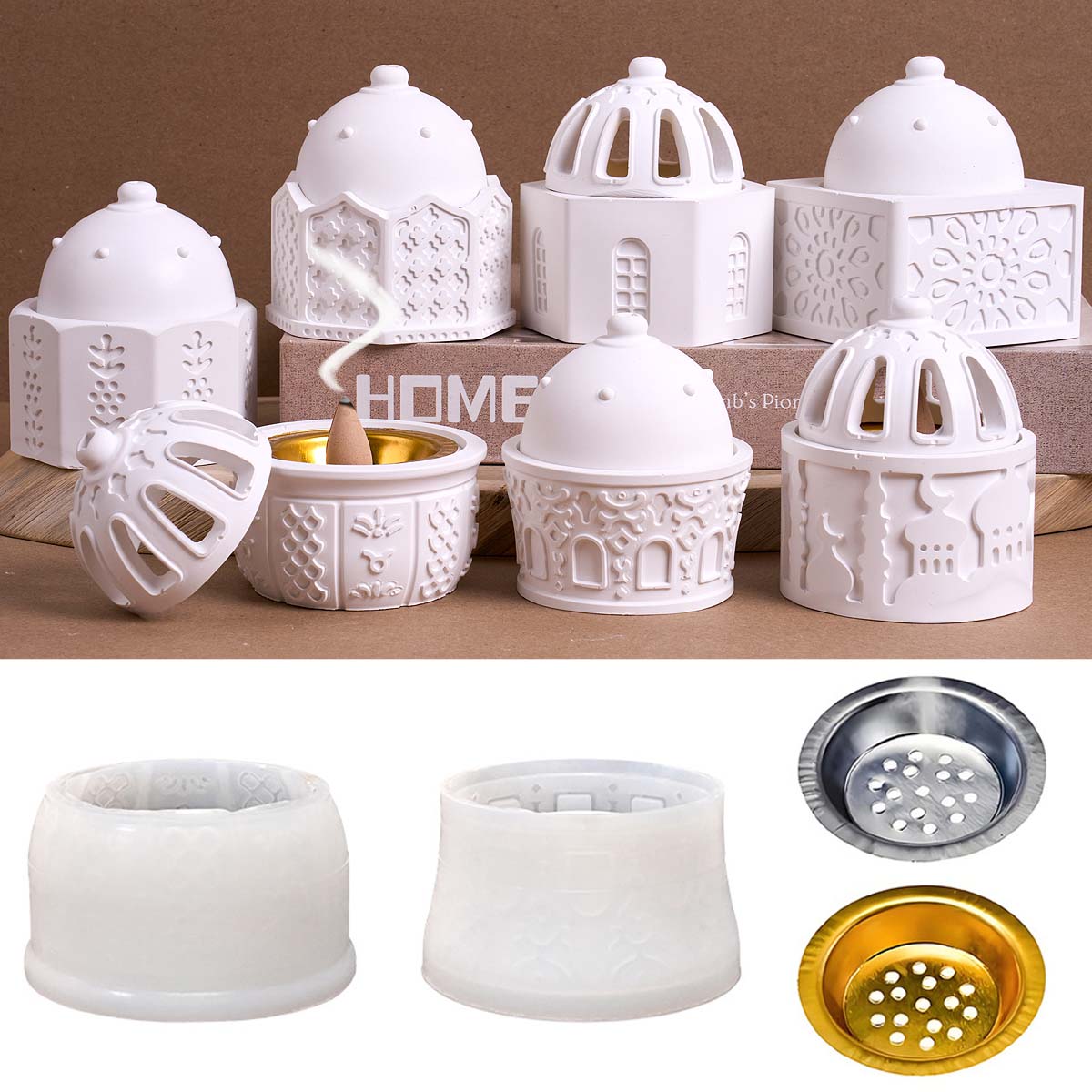 Round Relief Candle Jar Silico - مراجعة Idli Steamer Mold وسعره
