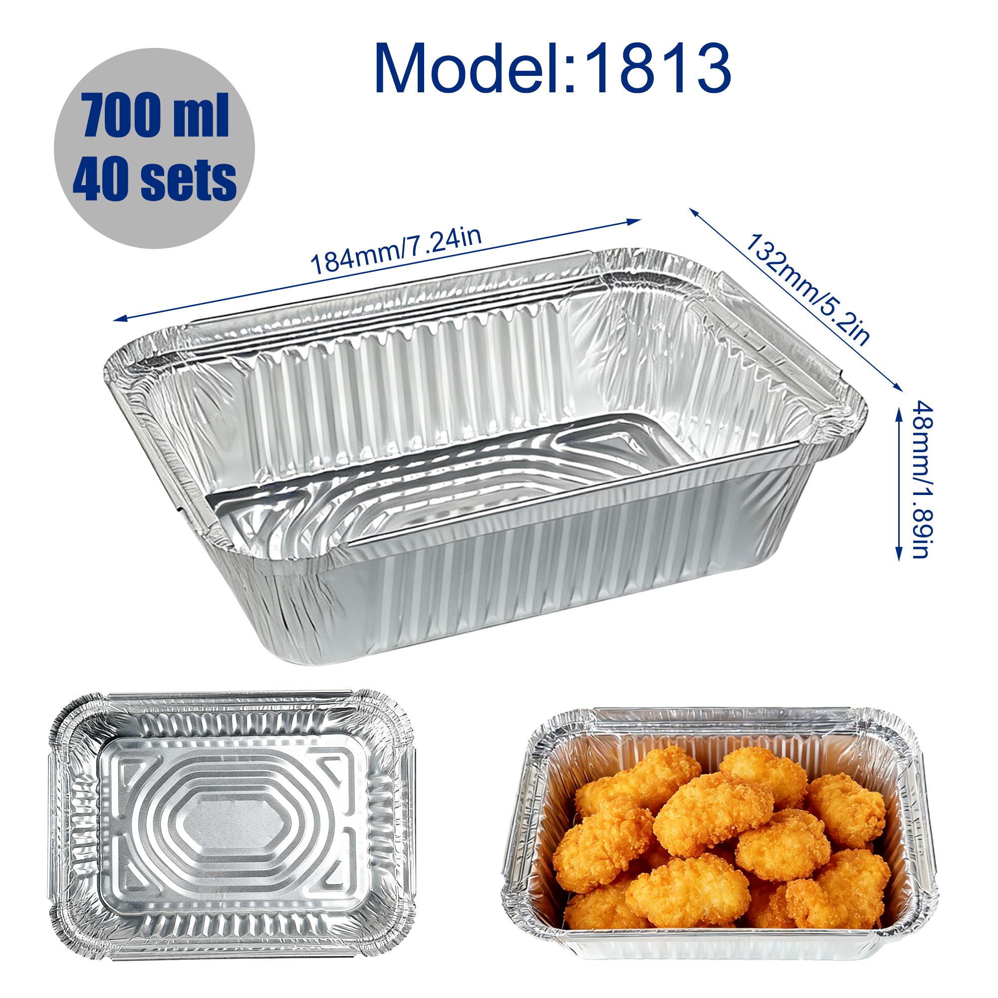 40 Containers + 40 Lids, Silve - مراجعة Home Cooking Meal وسعره