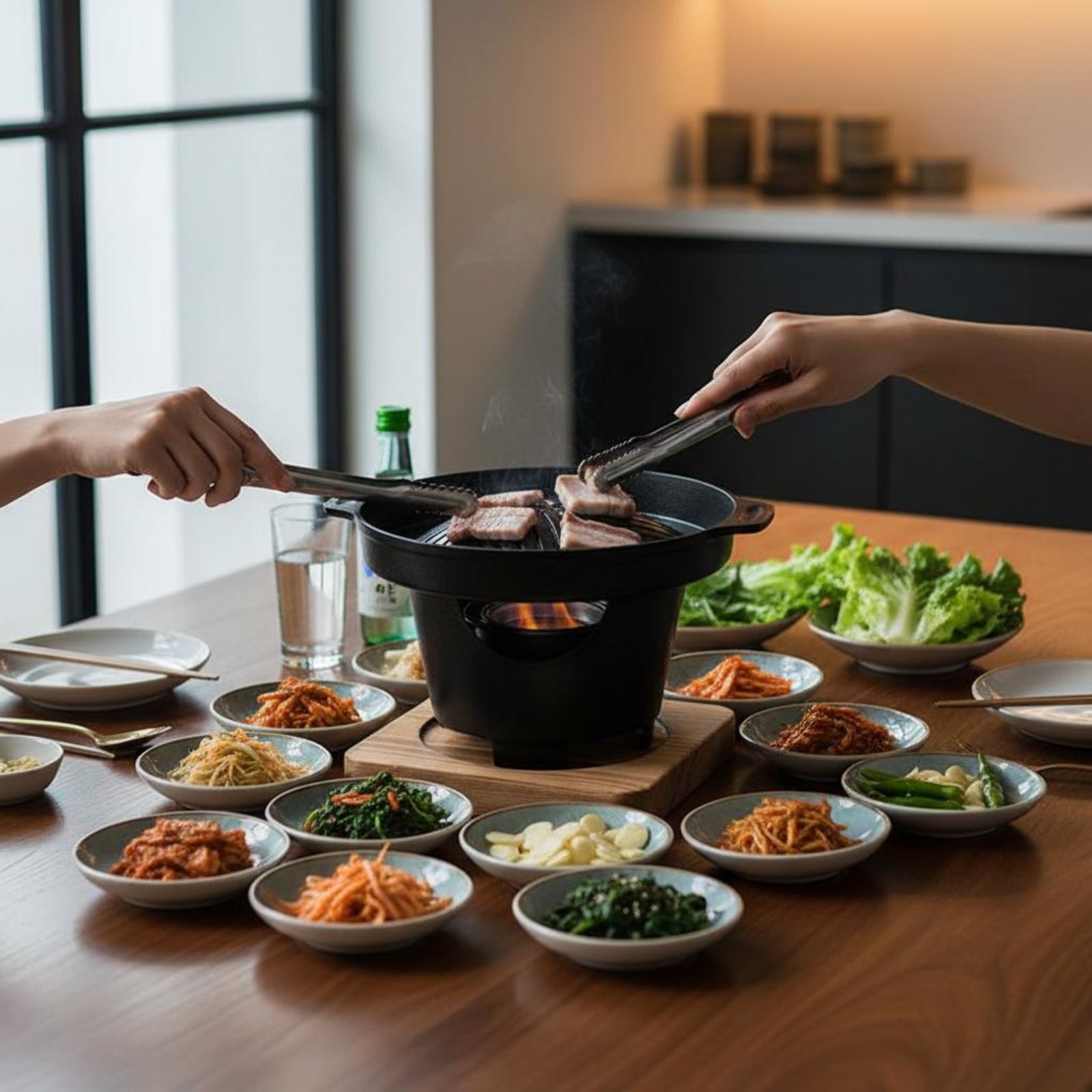 Korean Barbecue Plate Non-Stic - مراجعة Home Cooking Appliances وسعره