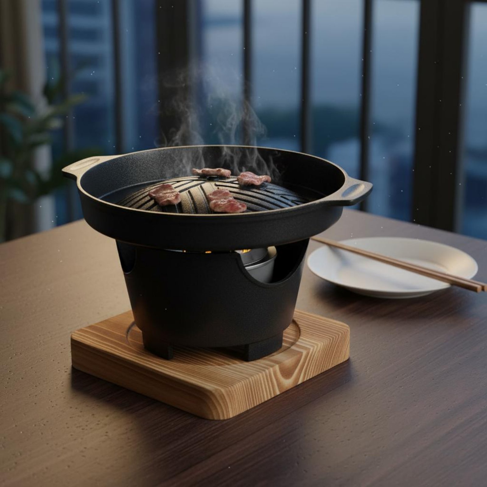 Korean Barbecue Plate Non-Stic - مراجعة Home Cooking Appliances وسعره