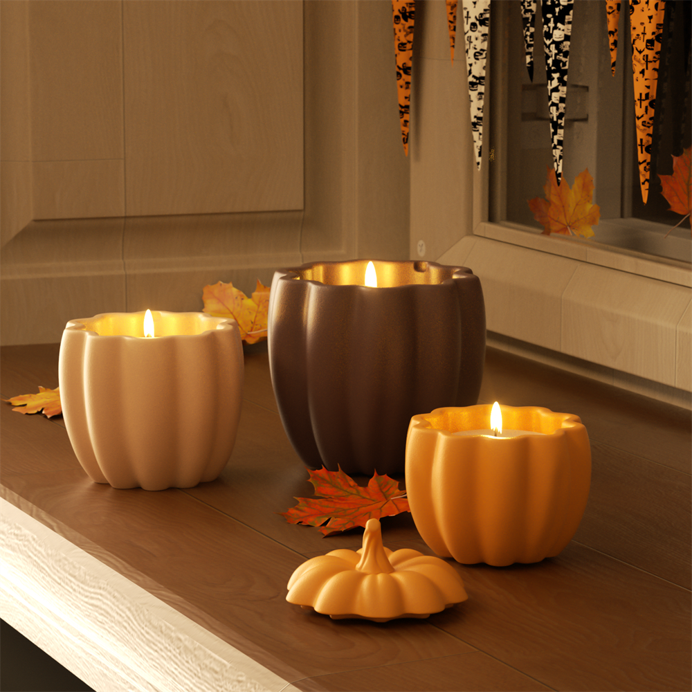 Nicole Round Pumpkin Candle Ja - مراجعة Idli Steamer Mold وسعره