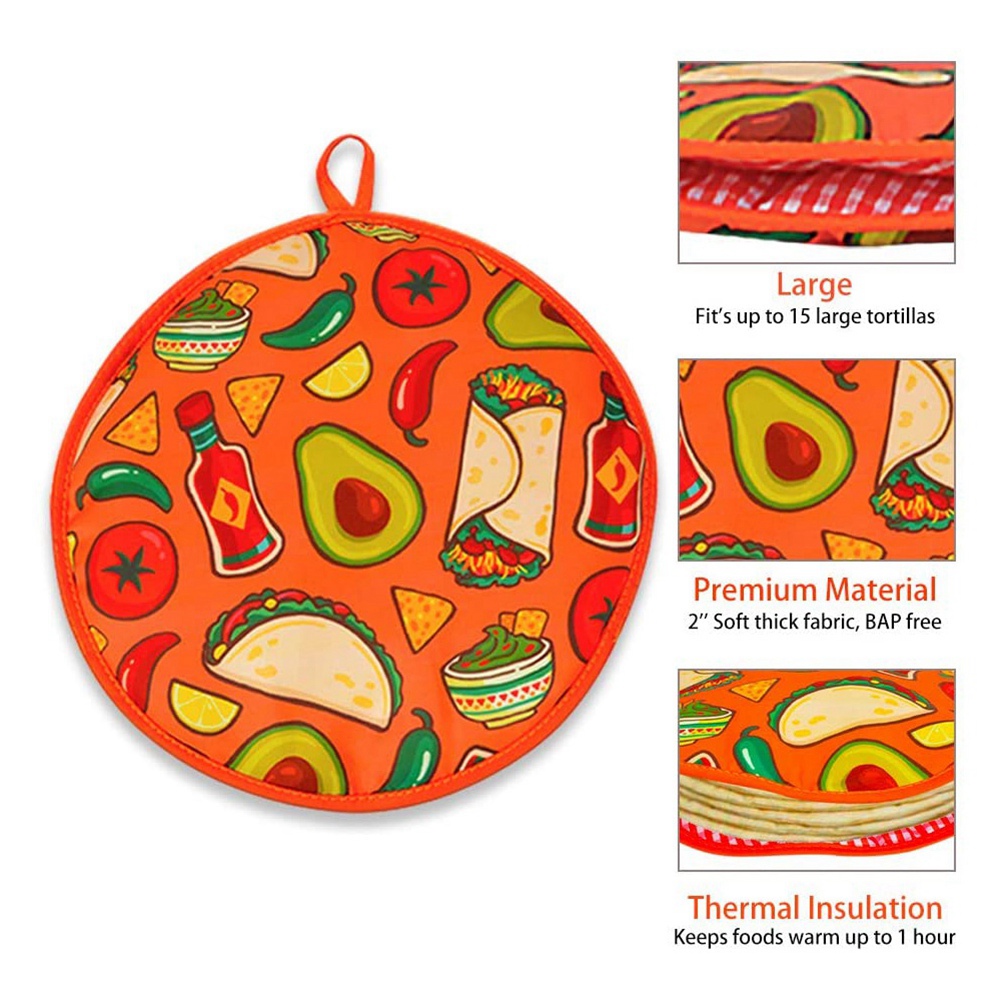 ABJI-2Pcs 12Inch Cloth Bag For - مراجعة Tortilla Warmer Cloth وسعره