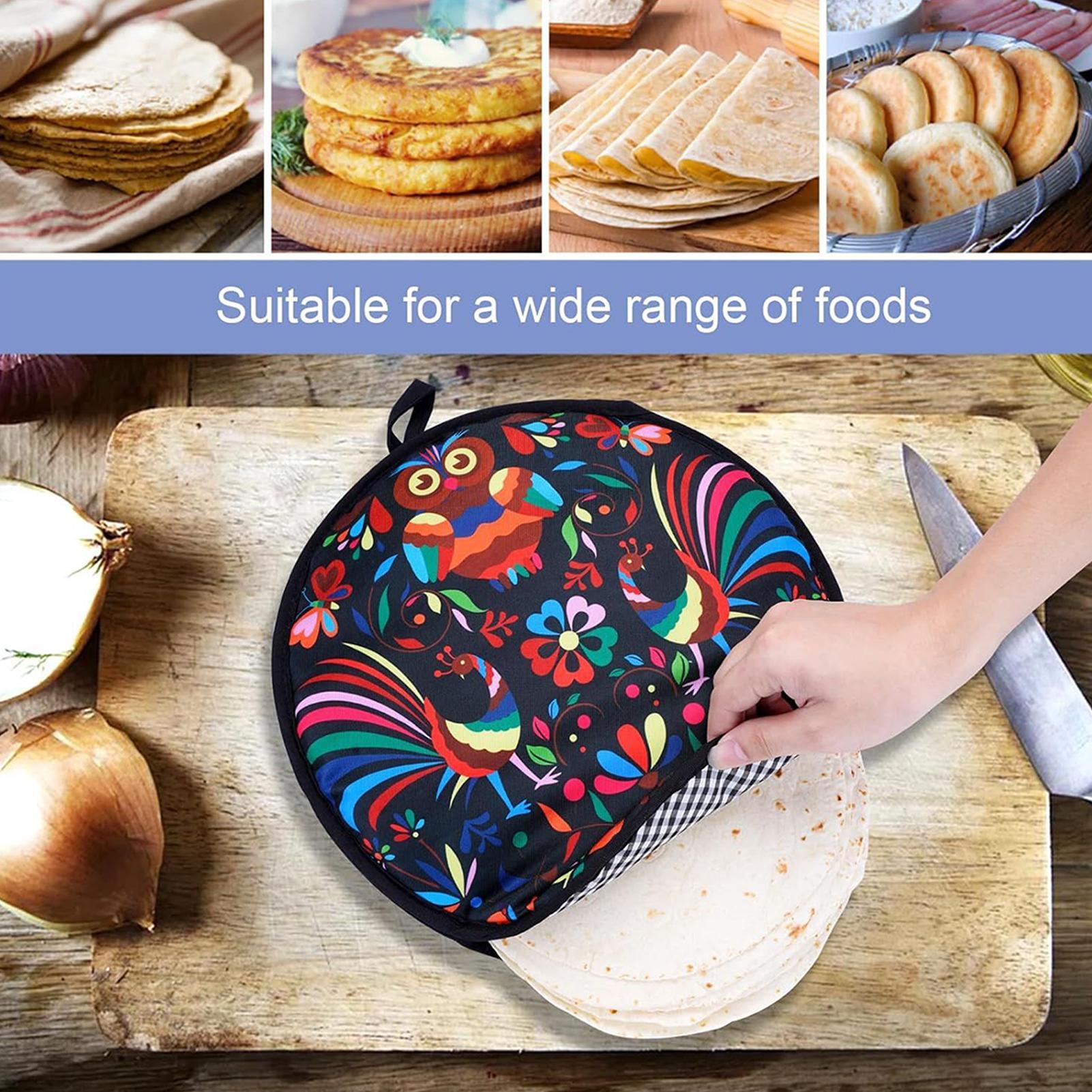12Inch Microwaveable Tortilla  - مراجعة Tortilla Warmer Cloth وسعره