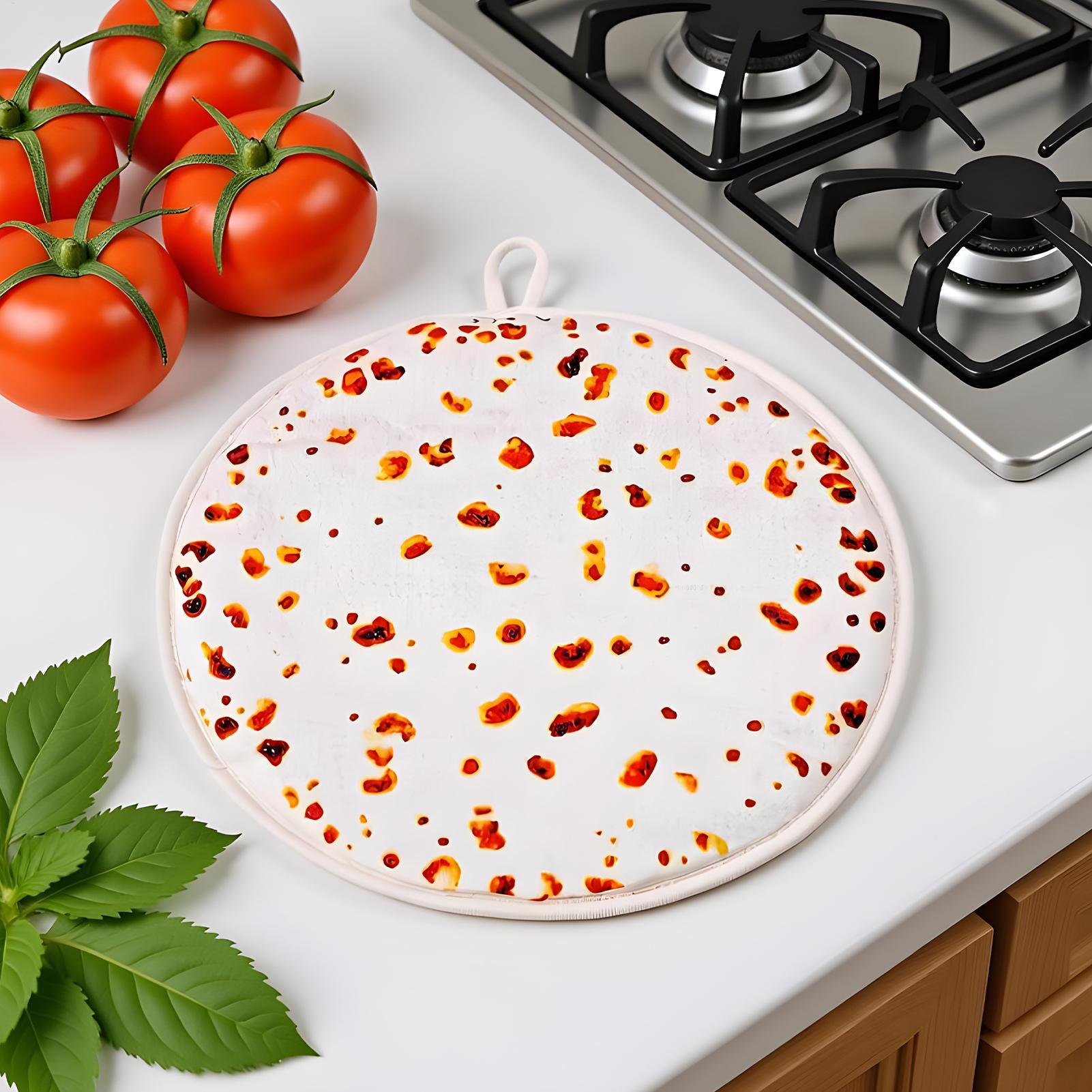 12Inch Microwaveable Tortilla  - مراجعة Tortilla Warmer Cloth وسعره