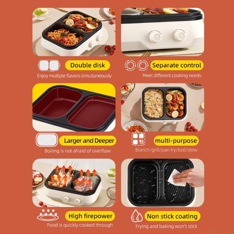 D0AB 1300W Two Zone Cooking An - مراجعة Home Cooking Meal وسعره