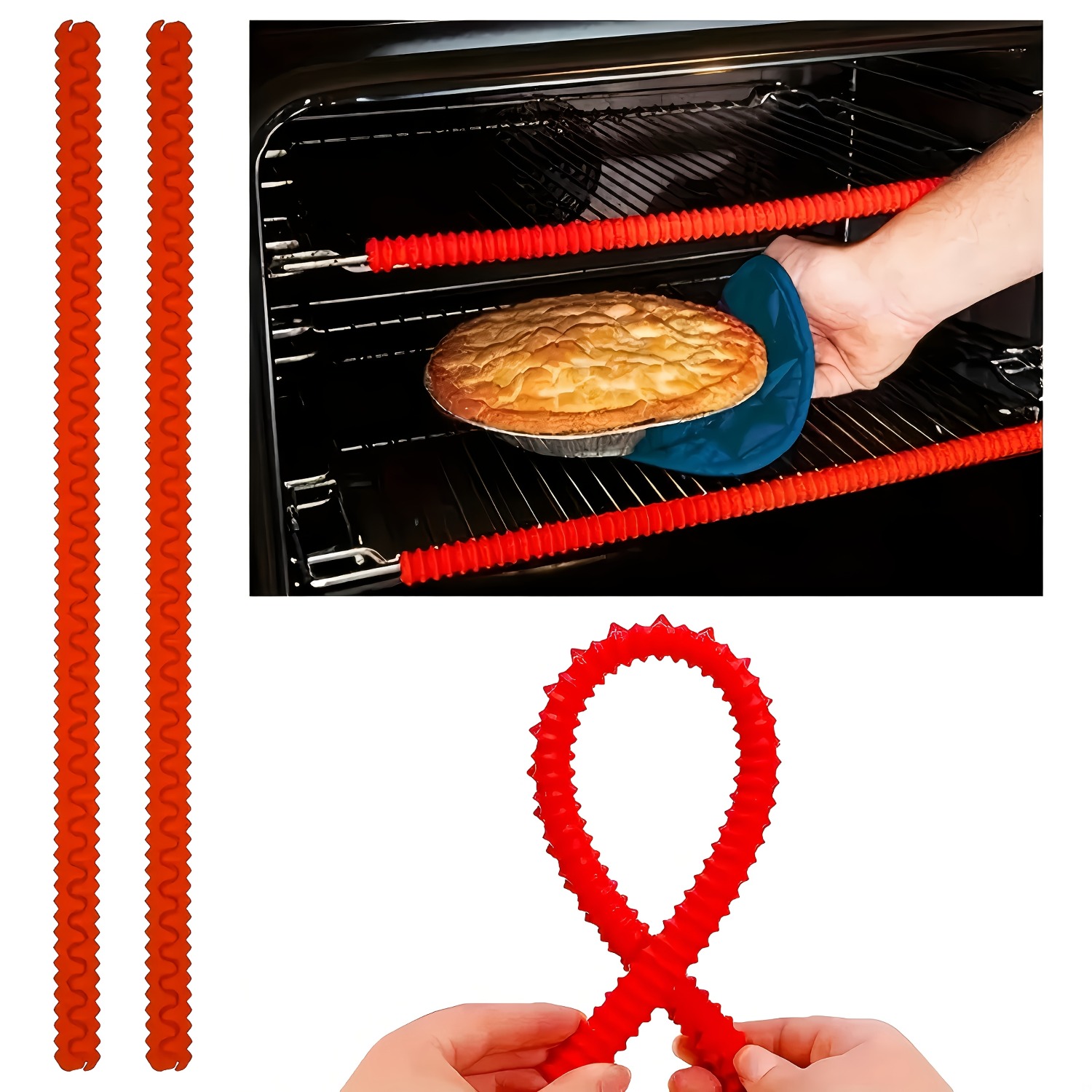 2 Pack Silicone Oven Rack Edge - مراجعة Home Cooking Appliances وسعره