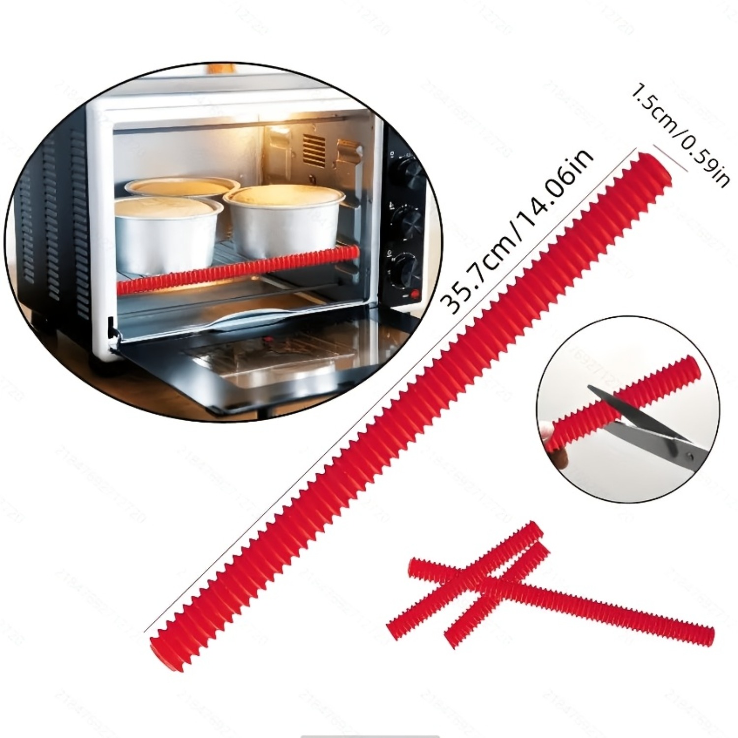 2 Pack Silicone Oven Rack Edge - مراجعة Home Cooking Appliances وسعره