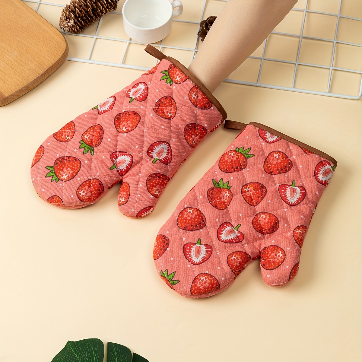 Strawberry Pattern Daily Home  - مراجعة Home Cooking Appliances وسعره