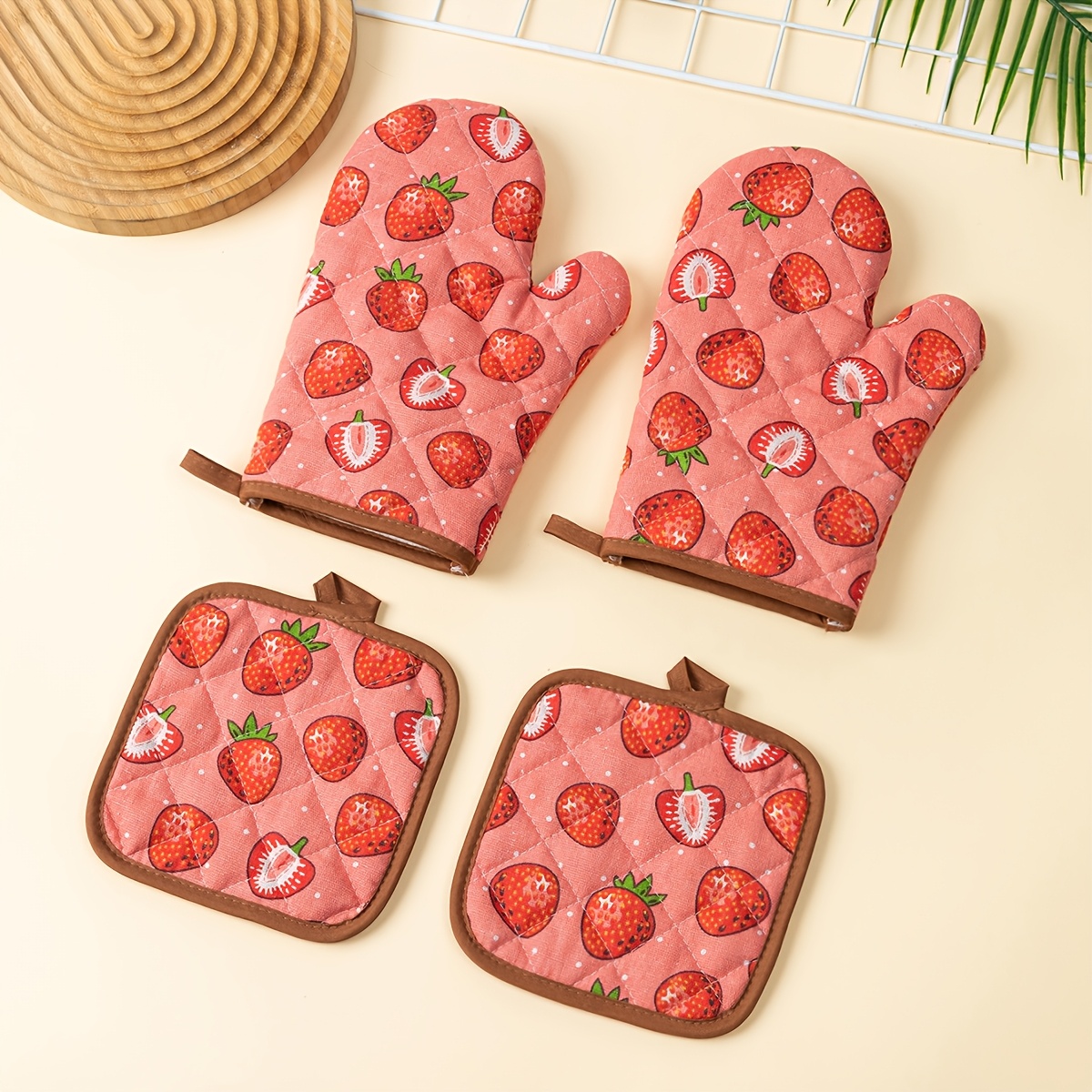 Strawberry Pattern Daily Home  - مراجعة Home Cooking Appliances وسعره