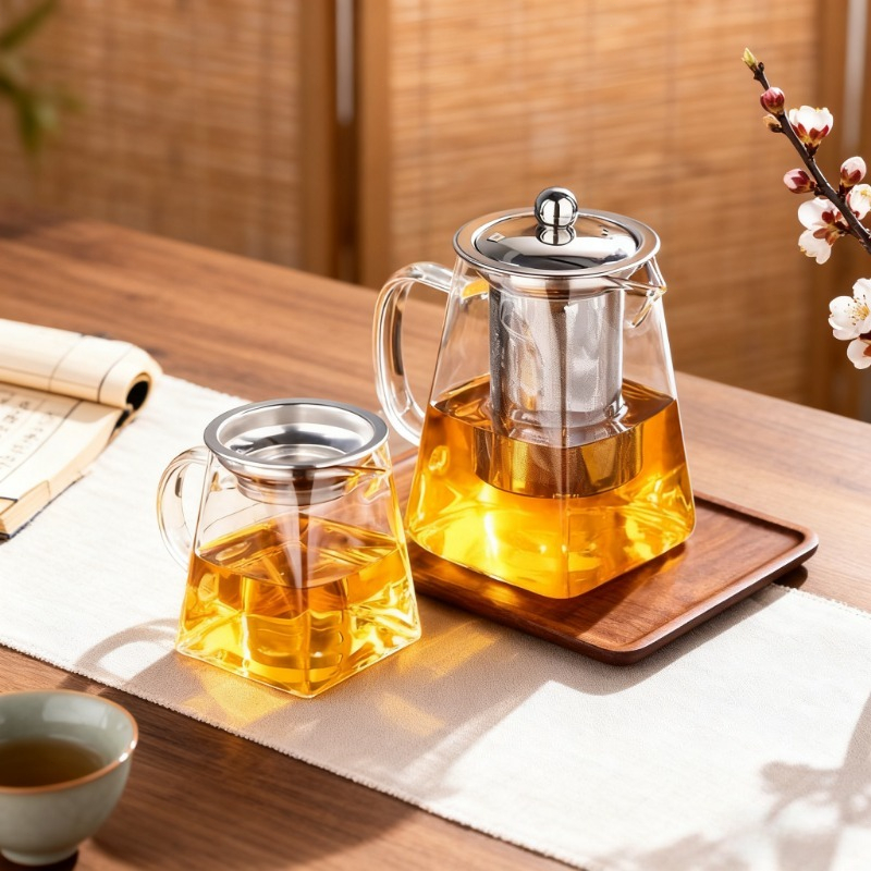 Glass Teapot with Infuser Tea  - مراجعة Home Cooking Appliances وسعره