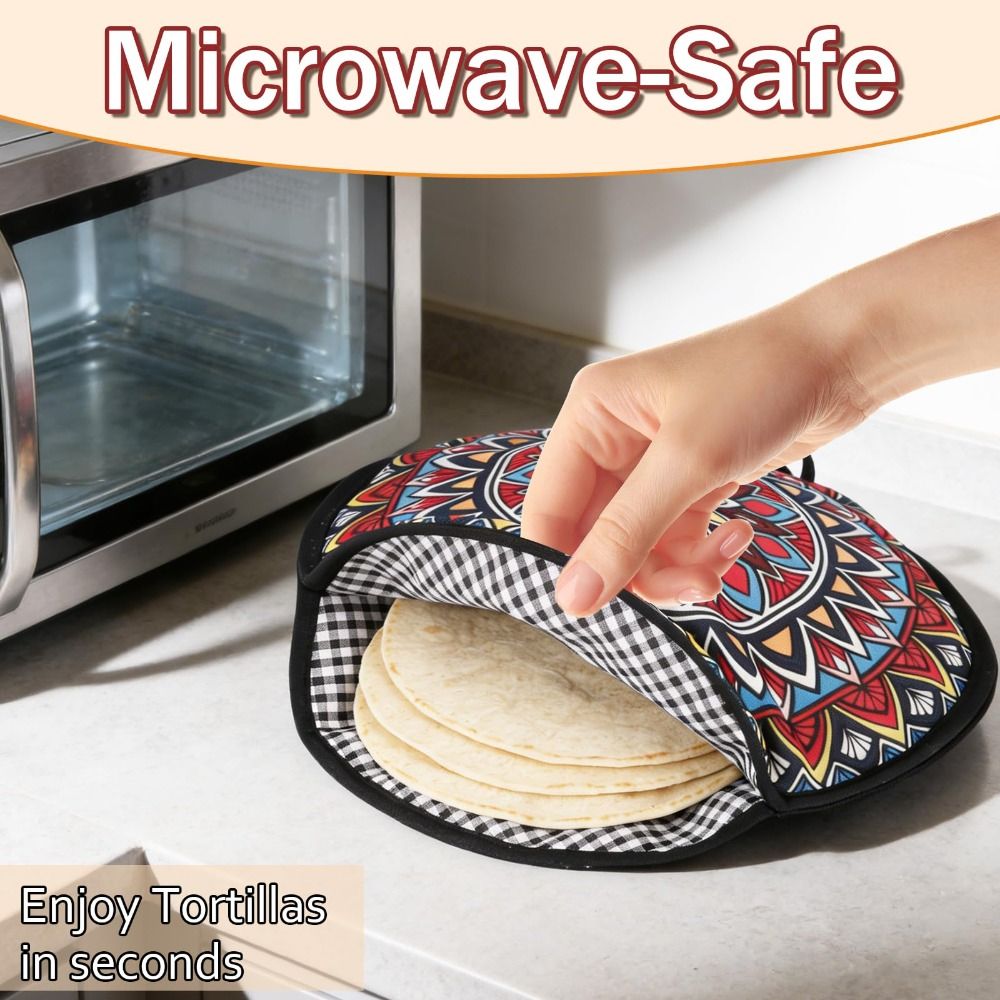 Microwavable Tortilla Warmer P - مراجعة Tortilla Warmer Cloth وسعره