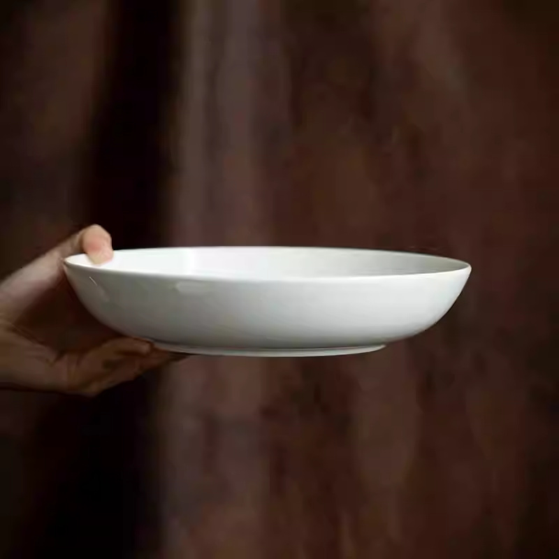 9.6 Inch White Porcelain Deep  - مراجعة Home Cooking Meal وسعره