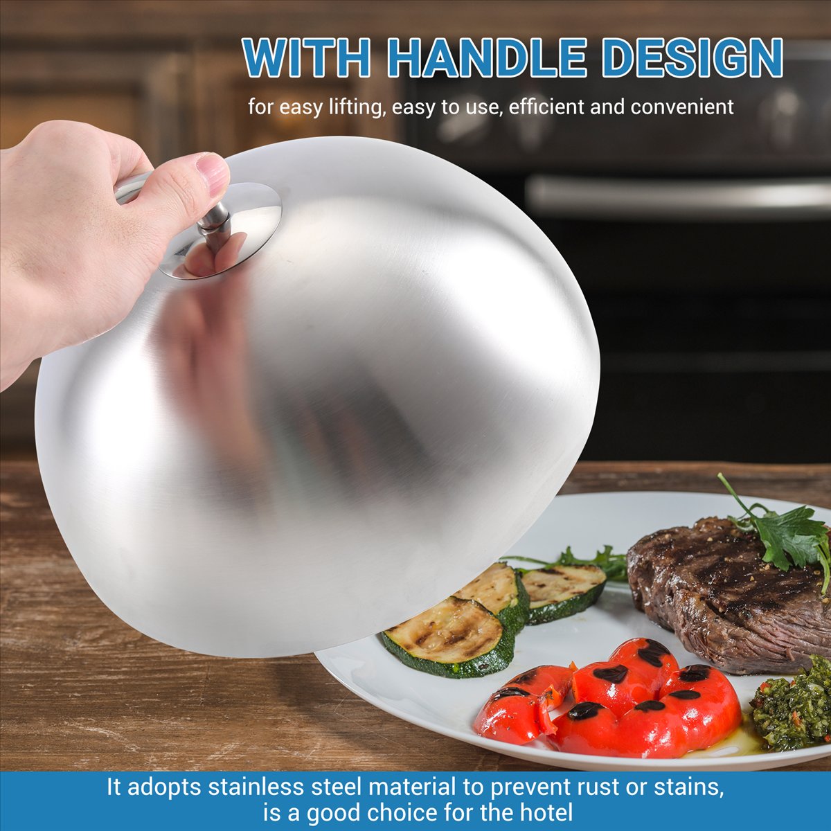 1Pcs 24cm Stainless Steel Stea - مراجعة Home Cooking Meal وسعره