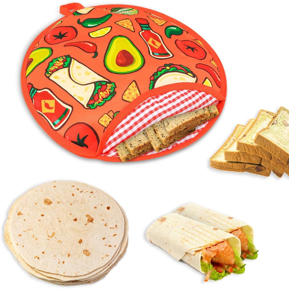 Portable 30cm Tortilla Warmer  - مراجعة Tortilla Warmer Cloth وسعره