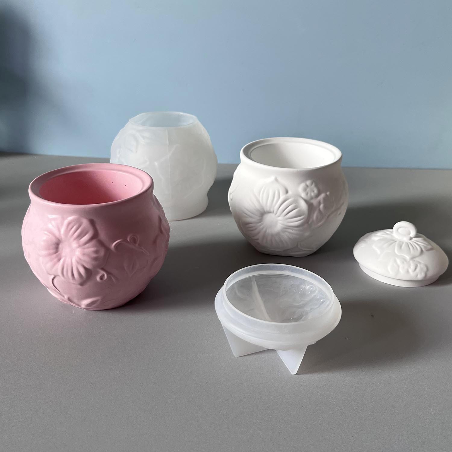Embossed Pattern Jar Silicone  - مراجعة Idli Steamer Mold وسعره