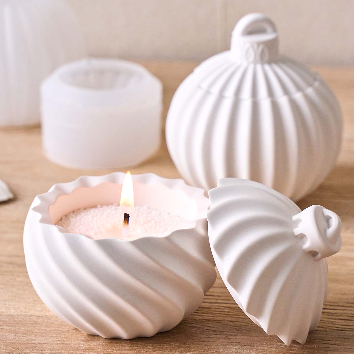 Diagonal Stripe Candle Jar Sil - مراجعة Idli Steamer Mold وسعره