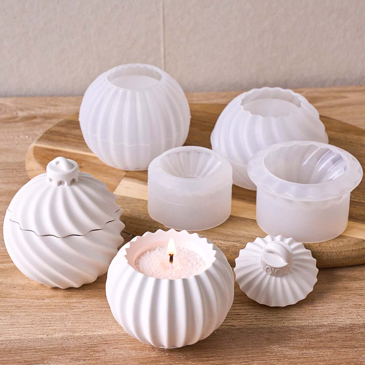 Diagonal Stripe Candle Jar Sil - مراجعة Idli Steamer Mold وسعره