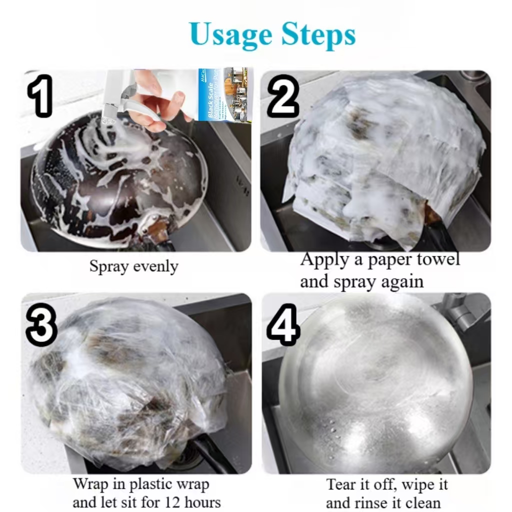 Pan Bottom Cleaning Decontamin - مراجعة Home Cooking Appliances وسعره